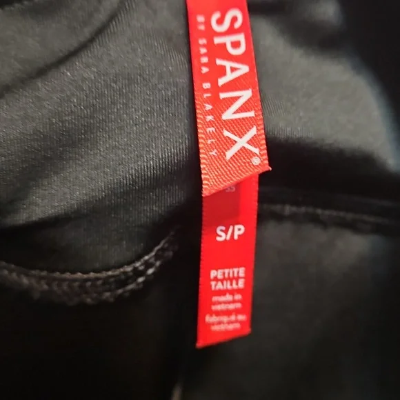 NWOT Spanx Faux Leather High-Rise Skinny Black Pants - Picture 10 of 11